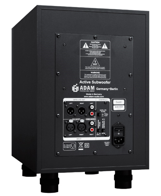 Monitor Systems - ADAM Audio Sub8 Subwoofer - Professional Audio Design, Inc