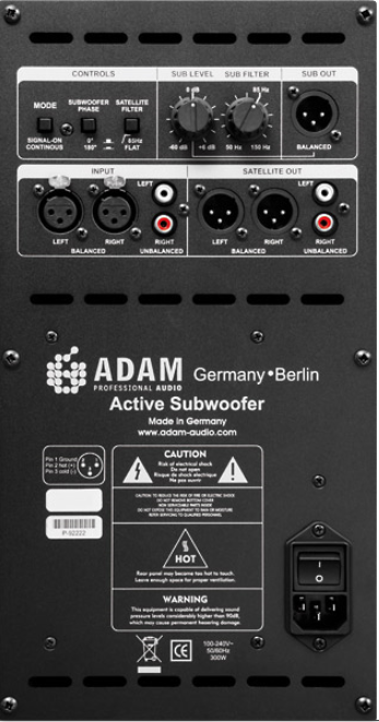 Monitor Systems - ADAM Audio Sub10 MK2 Subwoofer - Professional Audio Design, Inc