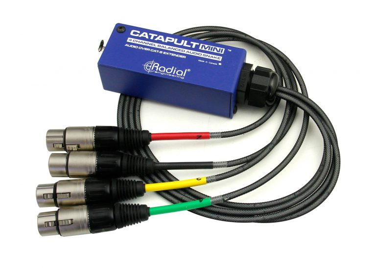 Radial Engineering Catapult Mini - Compact Cat 5 Analog Snake - Accessories - Professional Audio Design, Inc