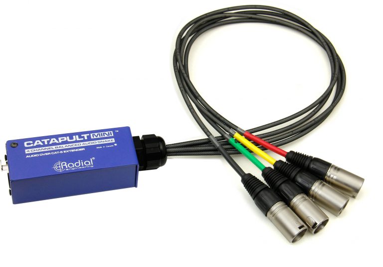 Radial Engineering Catapult Mini - Compact Cat 5 Analog Snake - Accessories - Professional Audio Design, Inc
