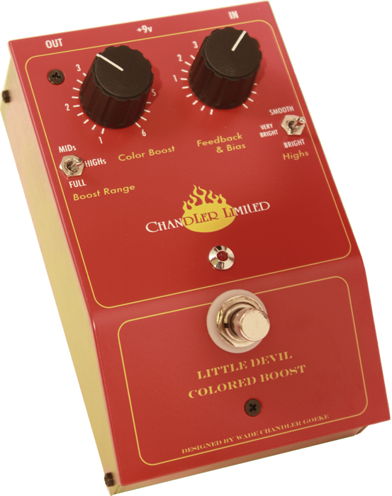 Chandler Limited Little Devil Colored Boost Pedal - Recording