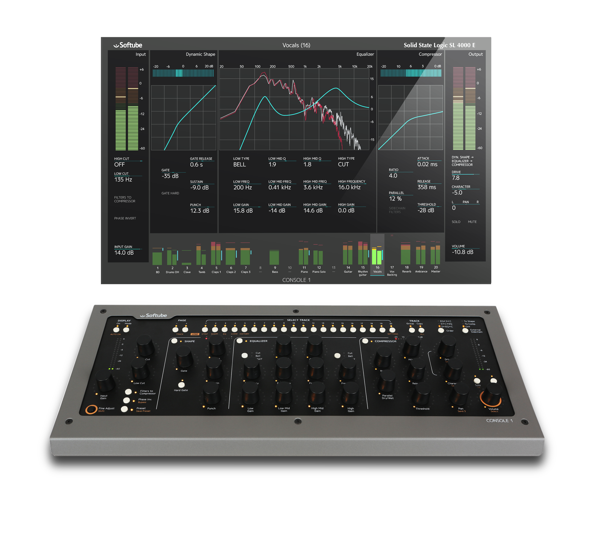 Softube Console 1 MKII Hardware Controller - Plugin - Professional Softube Console 1 MKII Hardware Controller - Plugin - Professional