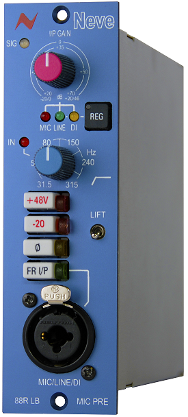 500 Series - AMS Neve - AMS Neve 88RLB 500 Series mono mic preamp module - Professional Audio Design, Inc