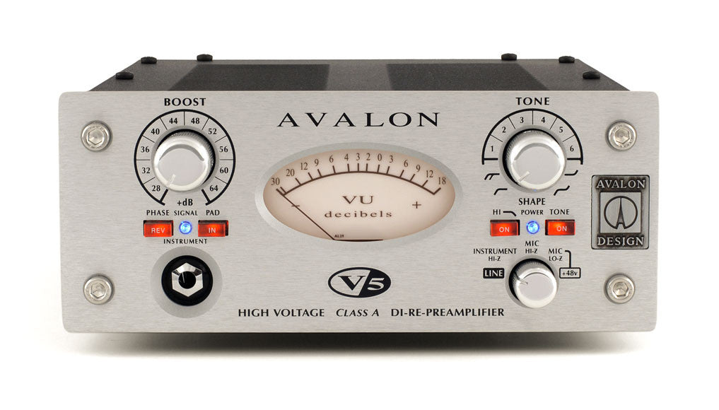 609 AVALON V5 マイクプリアンプ Avalon V5 Microphone Preamp (Black) | FrontEndAudio.com