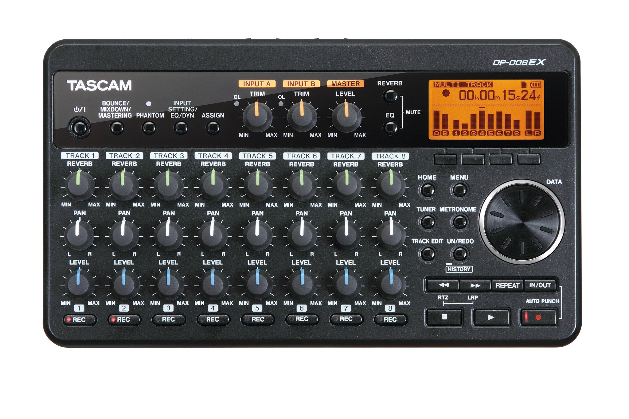 Recording Equipment - Tascam - Tascam DP-008EX - Professional Audio Design, Inc