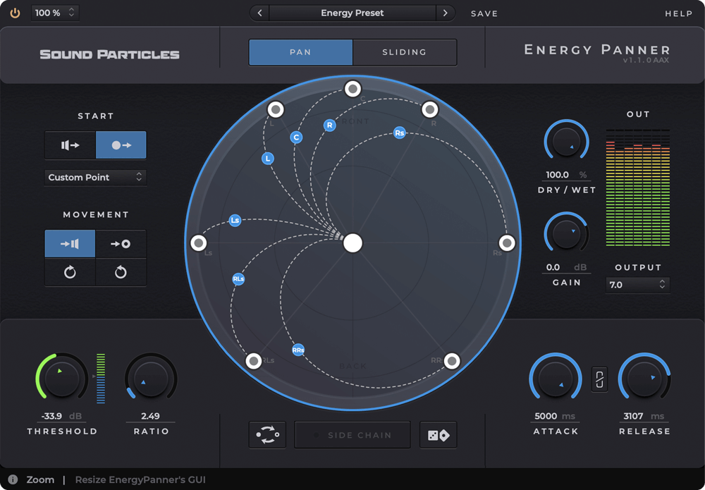 Sound Particles Energy Panner (Perpetual Licence)