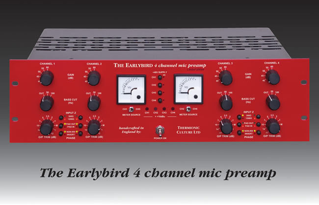 Recording Equipment - Thermionic Culture - Thermionic Culture Earlybird 4 - Professional Audio Design, Inc