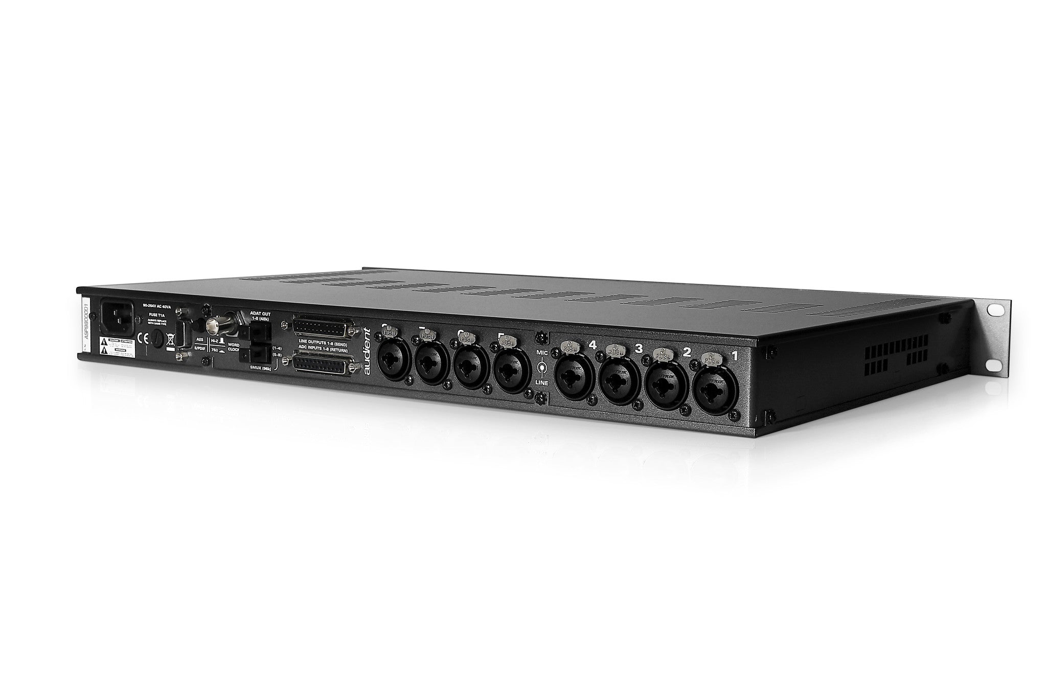 Recording Equipment - Audient - Audient ASP880 8 Channel Mic Pre and ADC - Professional Audio Design, Inc