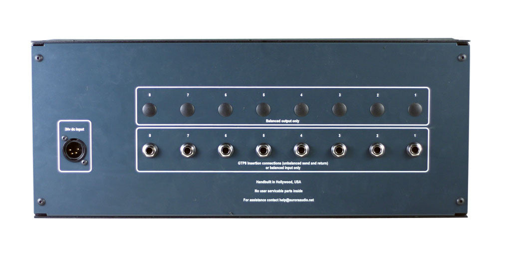 Recording Equipment - Aurora Audio - Aurora Audio GT4-8TRS Eight Channel 4 Band EQ with Transformers - Professional Audio Design, Inc