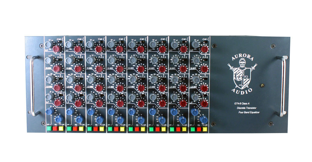 Recording Equipment - Aurora Audio - Aurora Audio GT4-8TRS Eight Channel 4 Band EQ with Transformers - Professional Audio Design, Inc