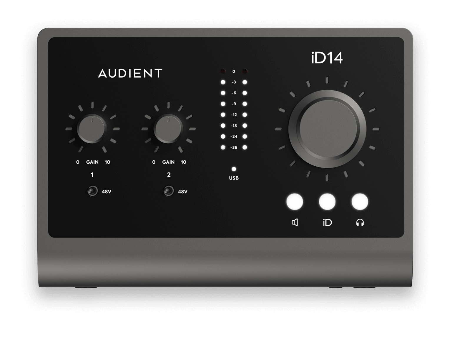 Audient ID14 MKII - 2 channel USB2 Interface and Monitoring - Professional Audio Design, Inc