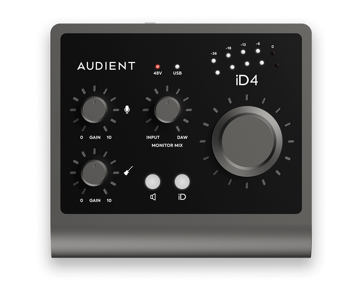 Audient ID4 MKII - 1 channel USB2 Interface and Monitoring