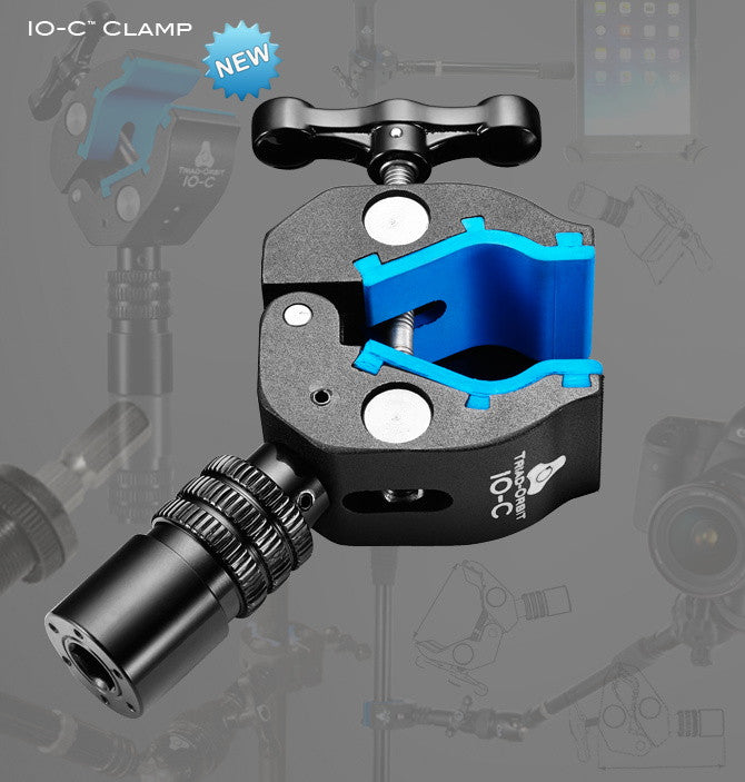 Accessories - Triad-Orbit Stands - Triad-Orbit IO-C Clamp Mounting Clamp with IO Quick‑Change Coupler - Professional Audio Design, Inc