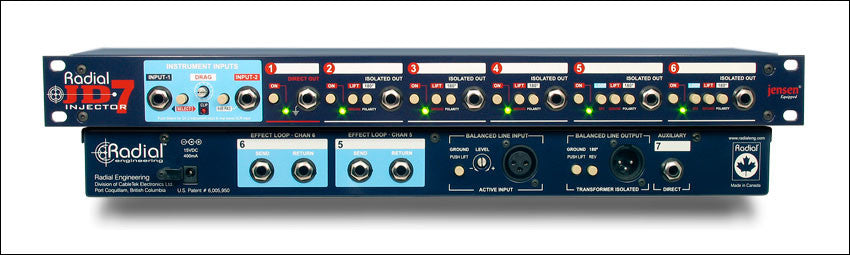Accessories - Radial Engineering - Radial Engineering JD7 Injector - Professional Audio Design, Inc