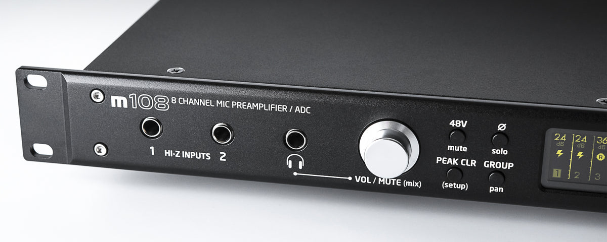 Grace Design m108 8-Channel Remote Preamplifier - Preamplifiers - Professional Audio Design, Inc