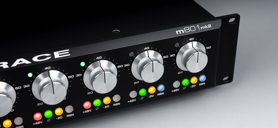 Grace Design m801 MKII High Fidelity 8 Channel Mic Preamplifier - Mic Preamp - Professional Audio Design, Inc