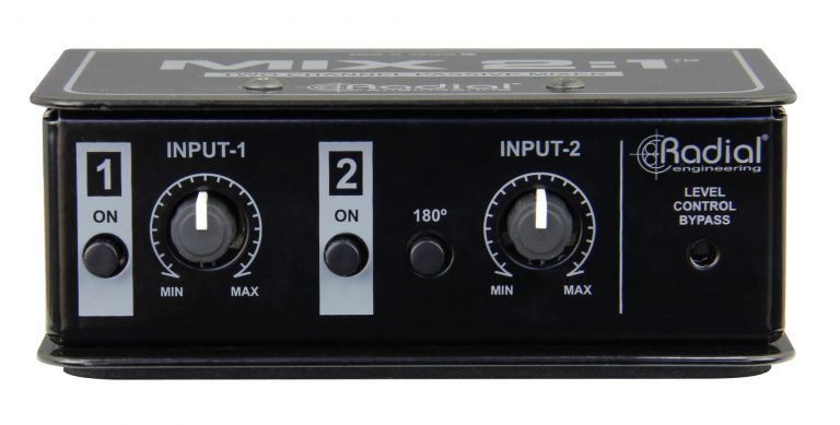 Radial Engineering MIX 2:1 - Digital Mixer - Professional Audio Design, Inc