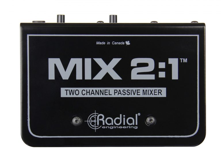 Radial Engineering MIX 2:1 - Digital Mixer - Professional Audio Design, Inc