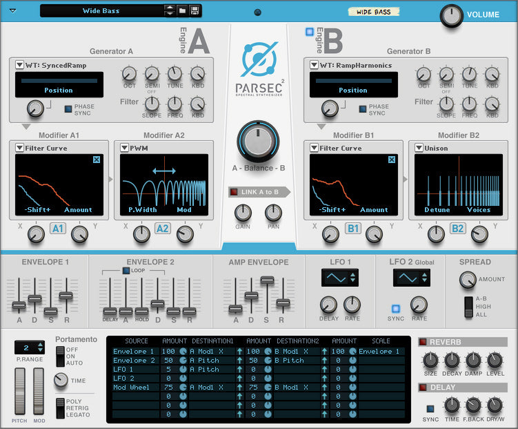 Reason Studio Parsec Spectral Synth
