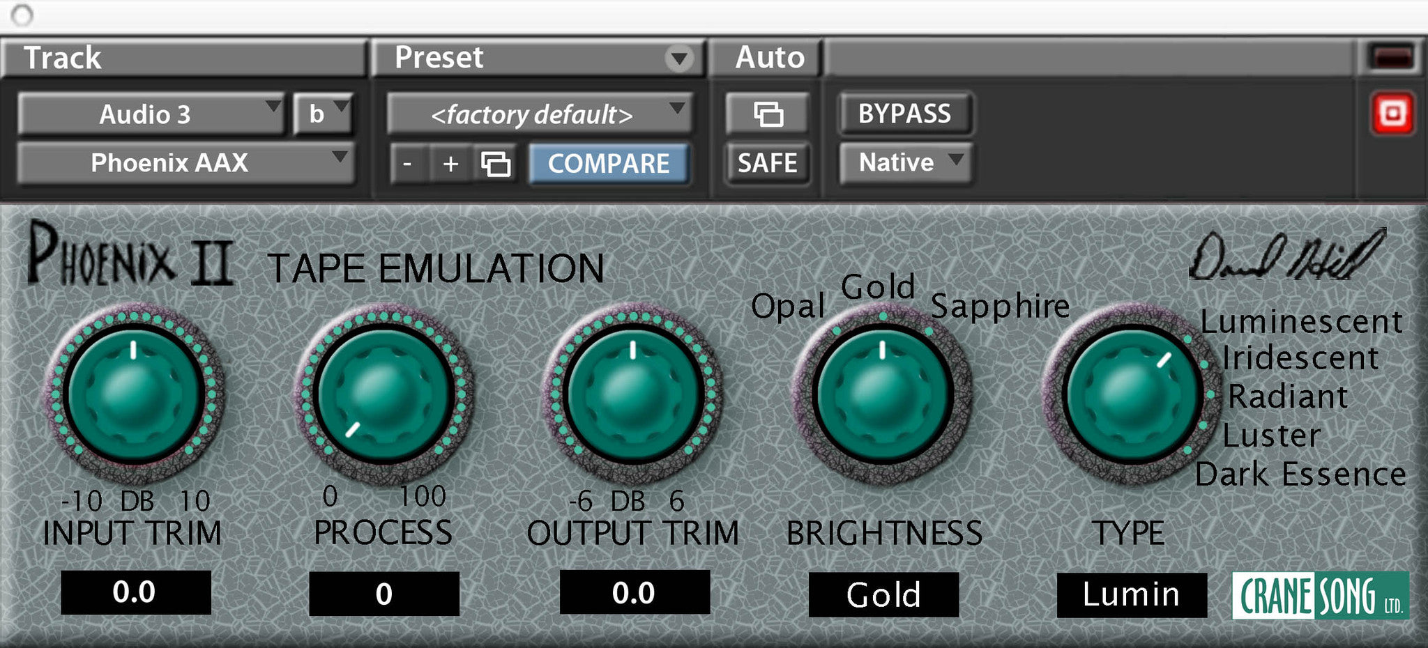 Recording Equipment - Crane Song Limited - Crane Song Phoenix II - Professional Audio Design, Inc