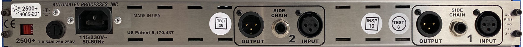 API 2500+ - Discrete 2 Channel Stereo Bus Compressor wih Mix/Blend Control - Professional Audio Design, Inc