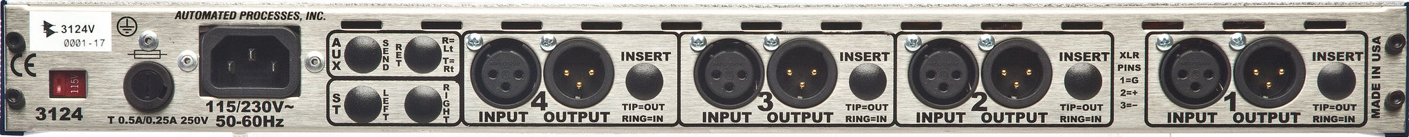 Recording Equipment - API - API 3124V - Professional Audio Design, Inc