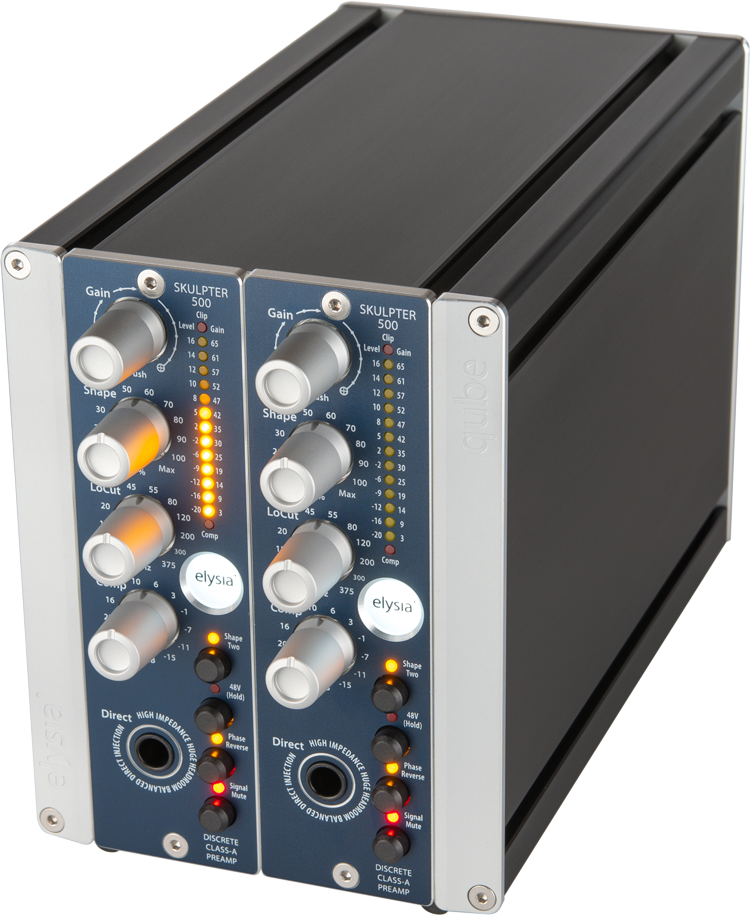 elysia skulpter2 qubeプリアンプ Elysia skulpter2 qube - 500 Module - Mic Preamp - Professional