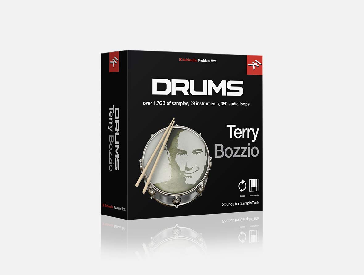 IK Multimedia Terry Bozzio Drums Professional Audio Design Inc