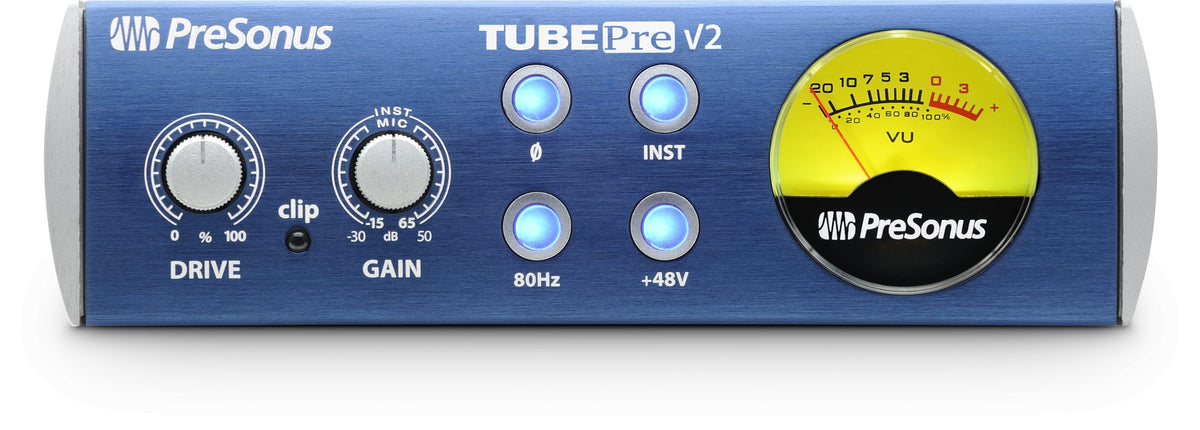 Presonus TubePre V2 - Mono Tube Preamp - Professional Audio Design 
