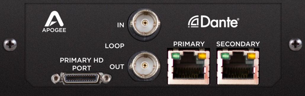 Apogee SYMPHONY I/O MKII DANTE + PT HD CHASSIS WITH 2X 16 ANALOG OUT + 16 ANALOG IN