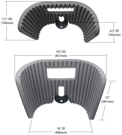 Primacoustic VoxGuard VU - Nearfield Absorber - Accessories - Professional Audio Design, Inc