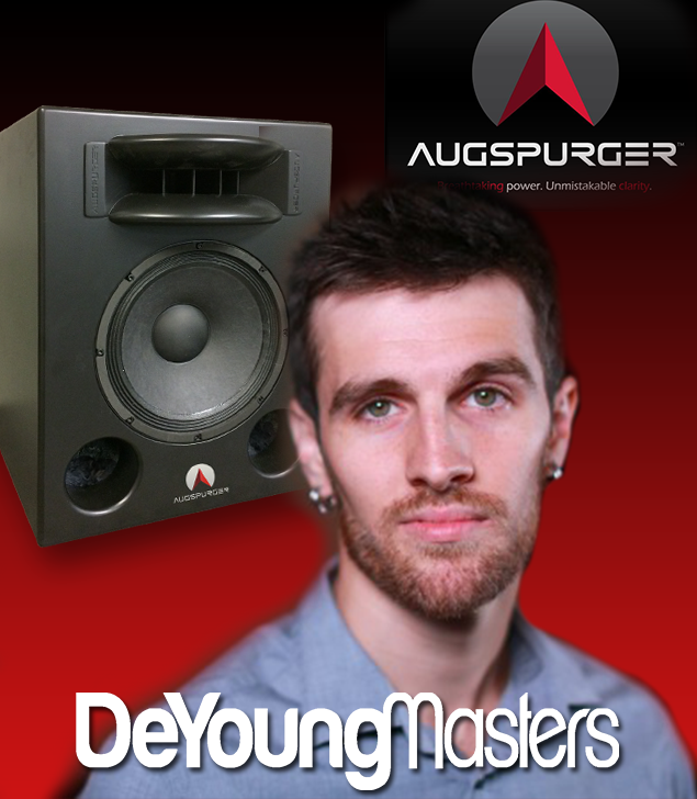 Mastering Guru Alex DeYoung chooses Augspurger Monitors.