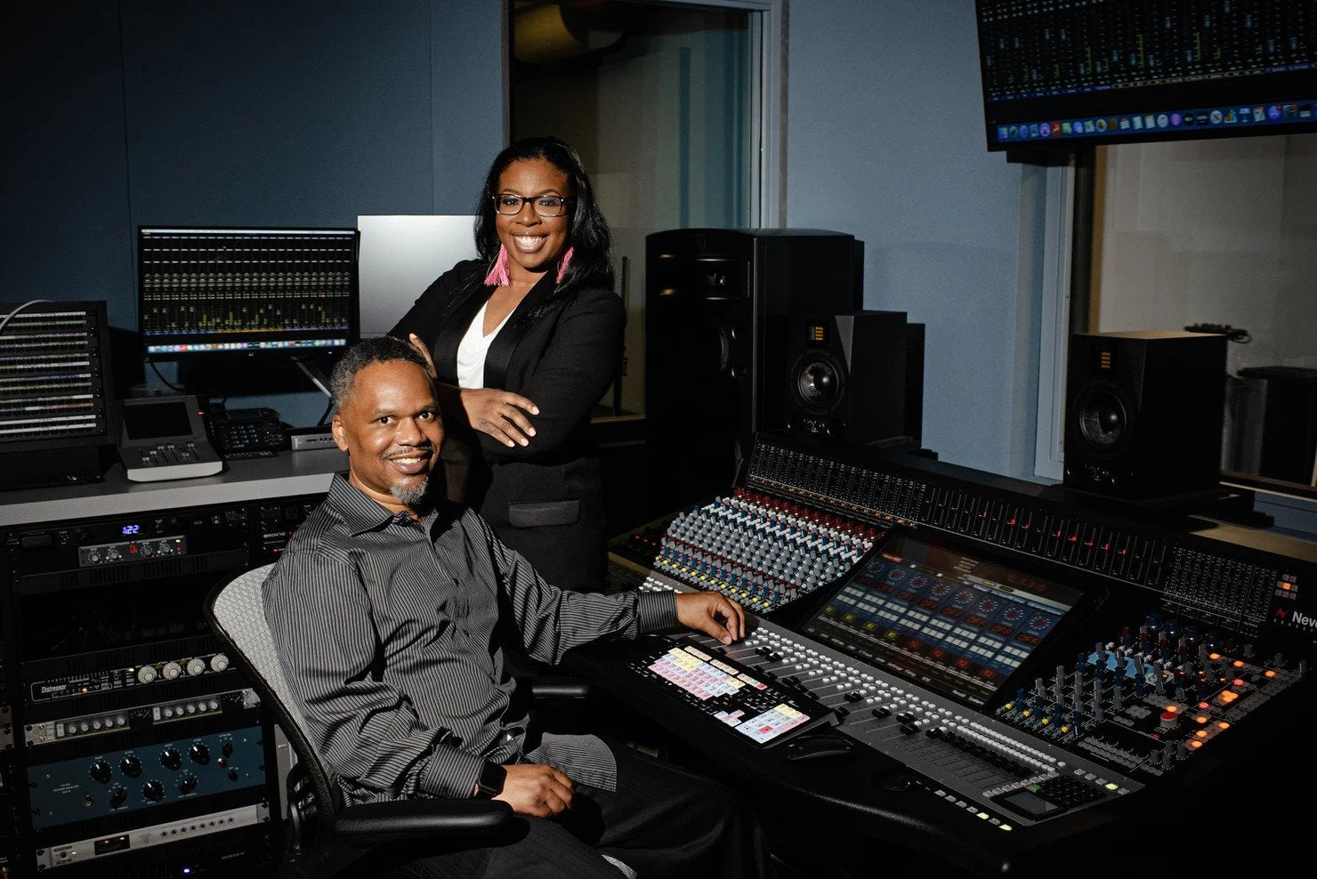A Neve® Genesys Black Console for Audio Engineers of Detroit