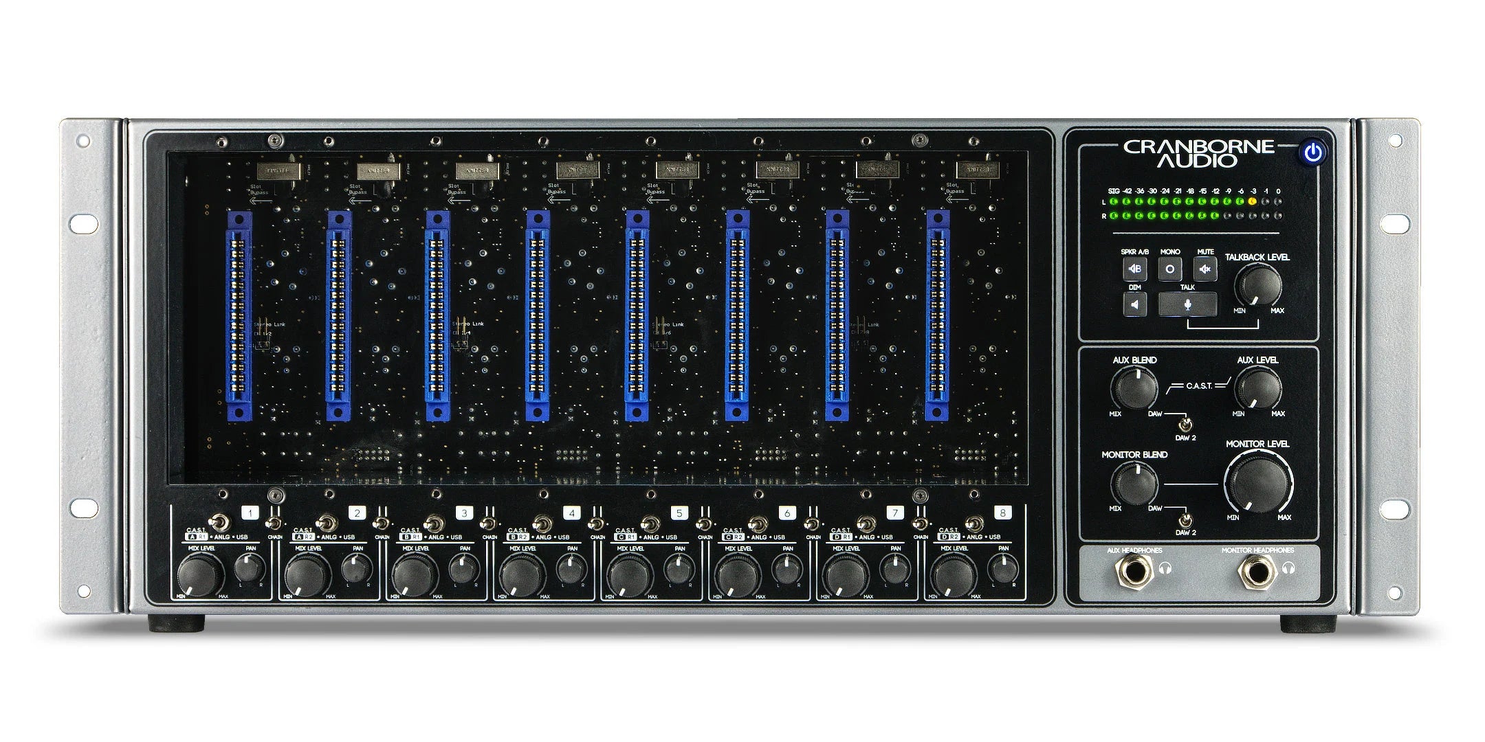 Cranborne Audio 500R8 - USB Audio Interface & 8-Slot 500 Series Rack