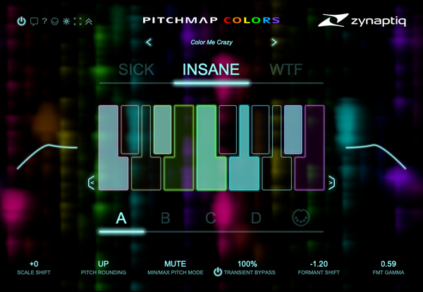 Zynaptiq PITCHMAP::COLORS w/ ORANGE VOCODER NANO