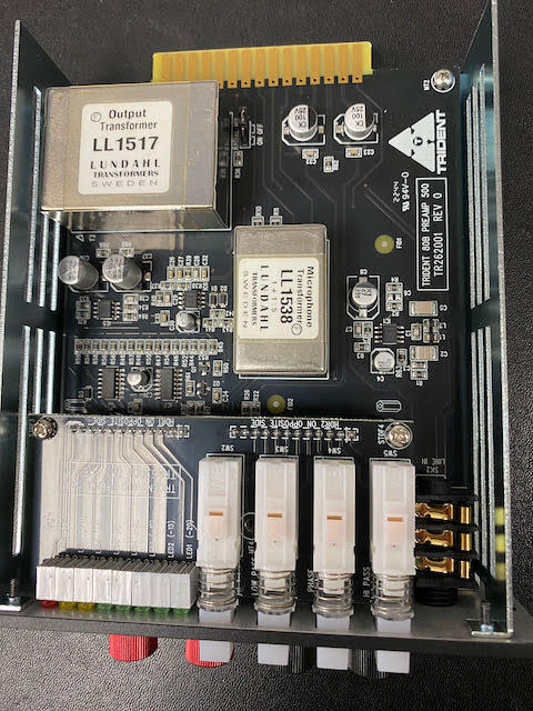 Trident 80B-500 series Mic Preamps