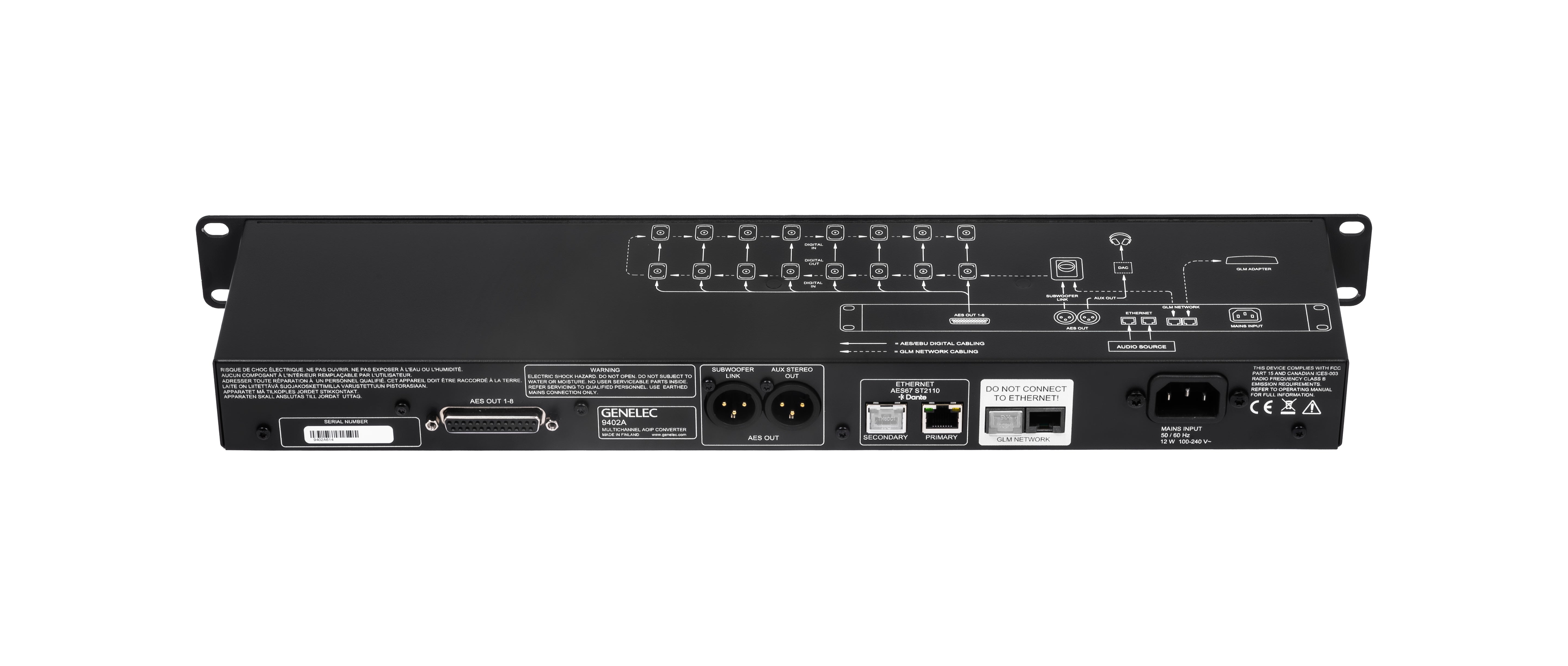 Genelec 9402A System Management Device *SHIPPING Q3 2026*