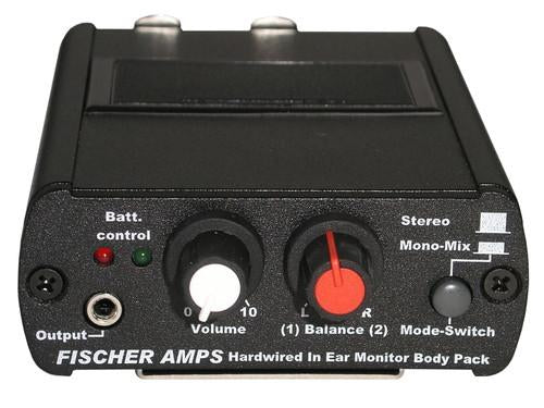 Fischer Amps LITHIUMプロ用モニターイヤホン Fischer Amps In Ear Body Pack - Professional Audio Design, Inc
