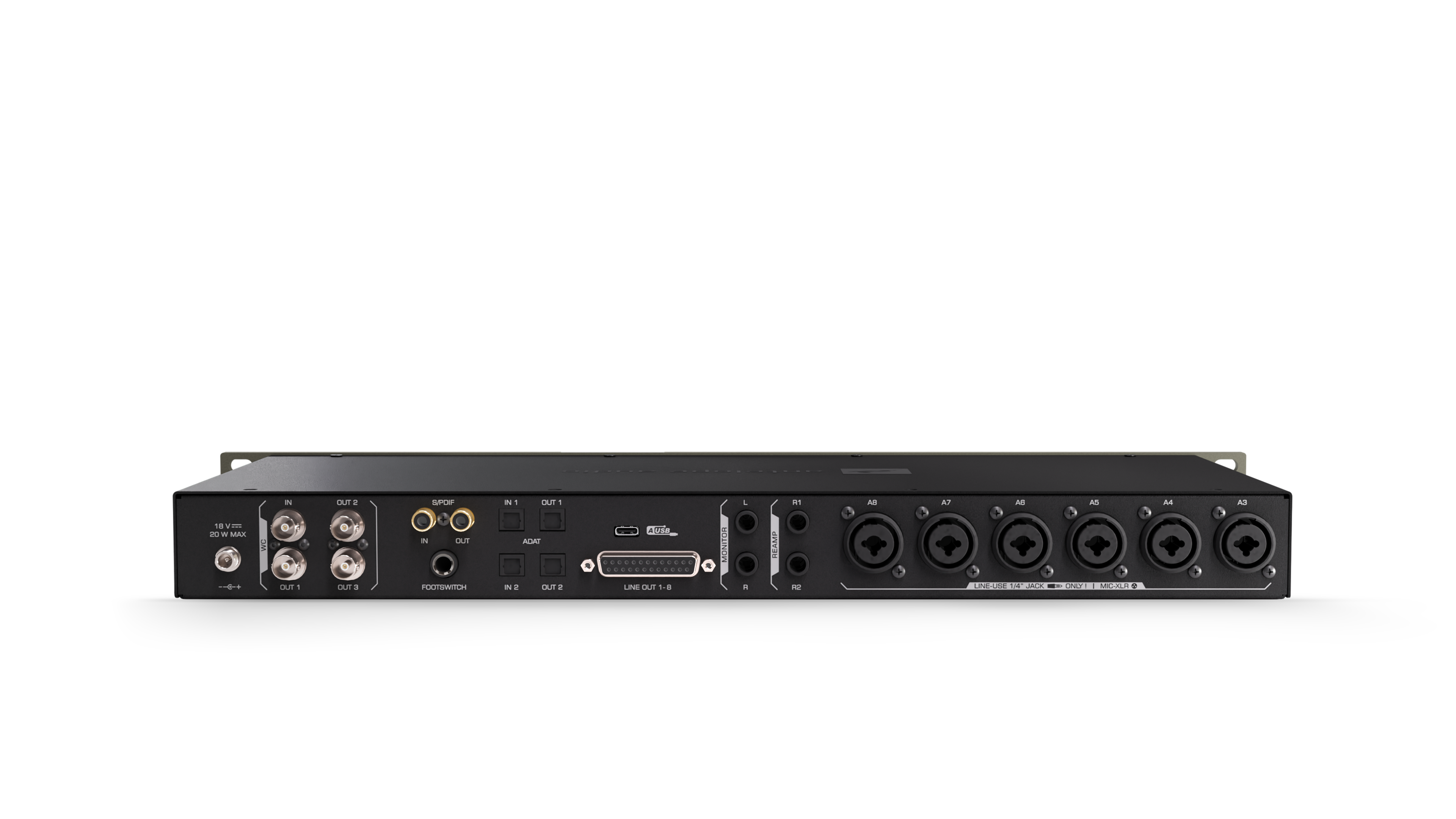 Discrete 8 Oryx - 26×38 USB-C Audio Interface with Synergy Core Real-Time FX Processing