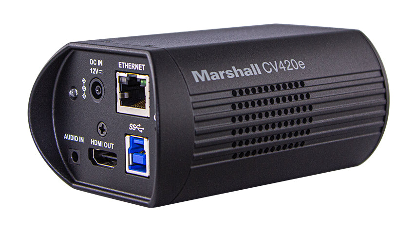 Marshall CV420e - Compact 4K60 Stream Camera with IP, HDMI & USB