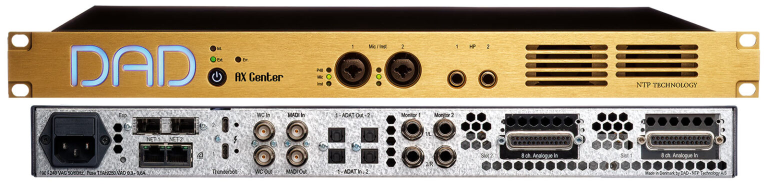 NTP DAD AX CENTER BASE - THUNDERCORE AUDIO INTERFACE