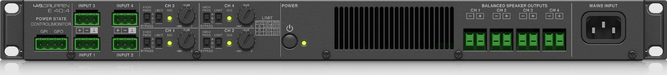 Lab Gruppen LAB-E40:4 - Professional Audio Design, Inc