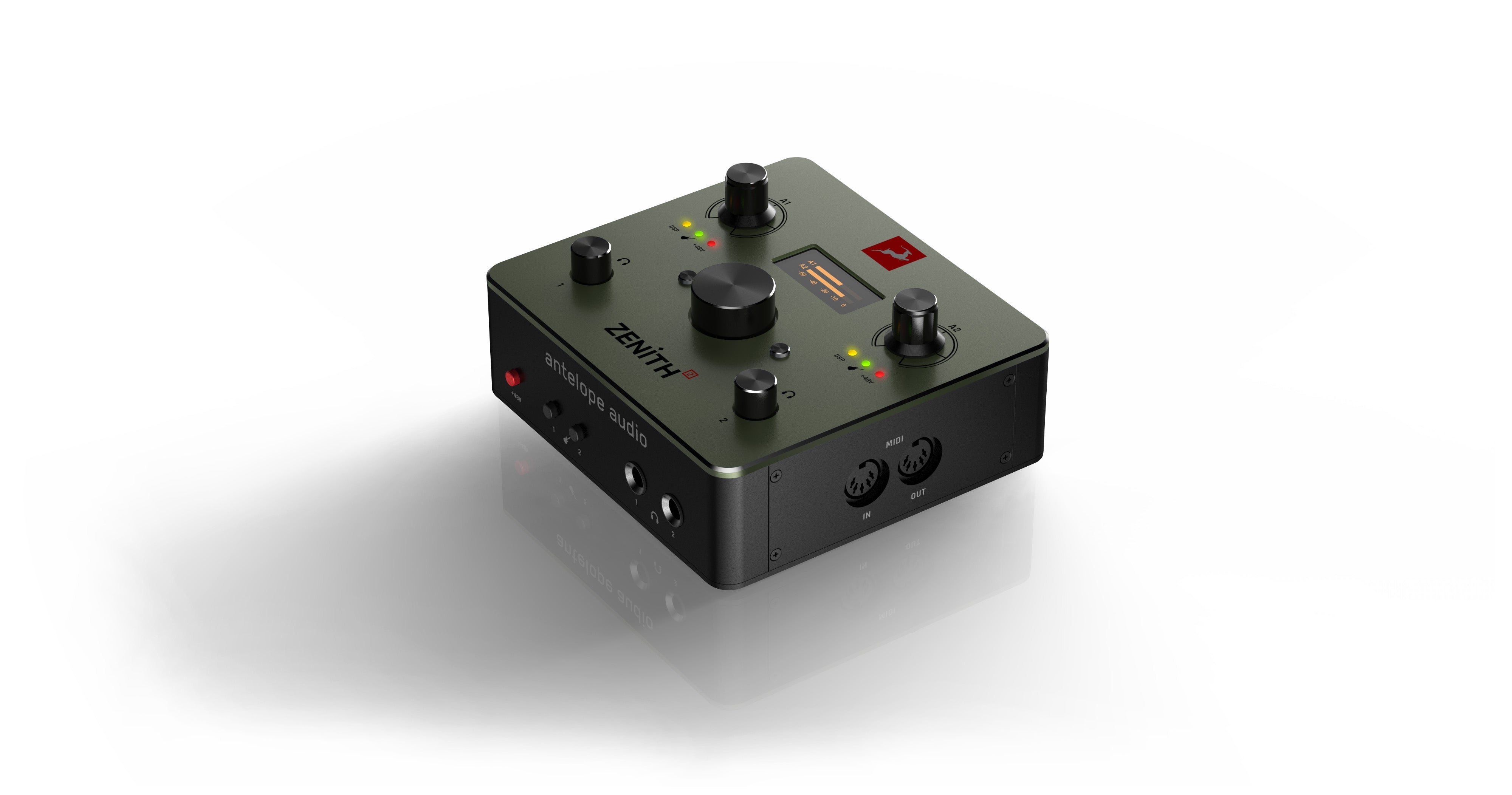 Antelope Audio Zenith 2 - 2 x 2 USB-C Bus-powered Audio Interface with onboard DSP