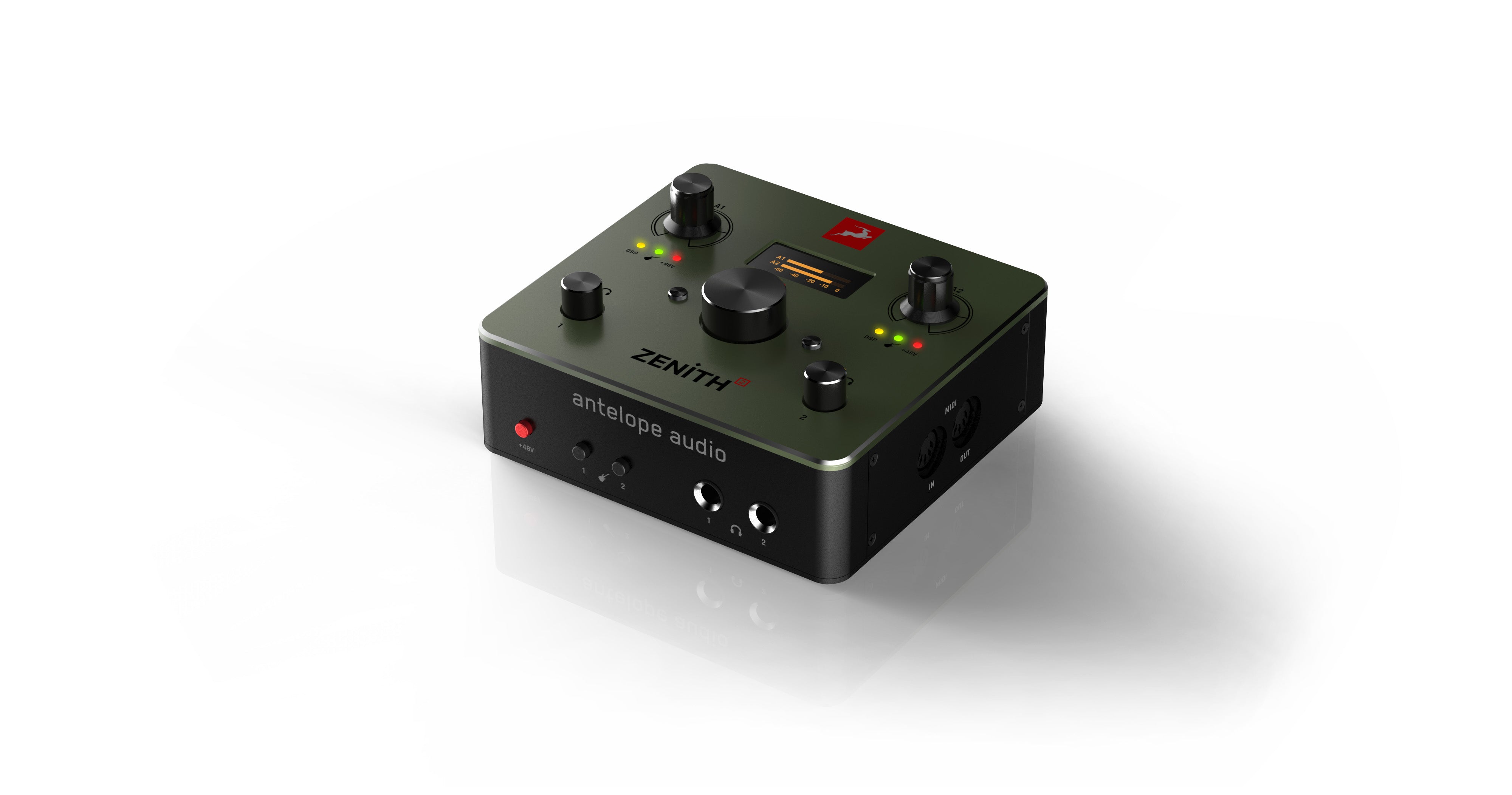 Antelope Audio Zenith 2 - 2 x 2 USB-C Bus-powered Audio Interface with onboard DSP