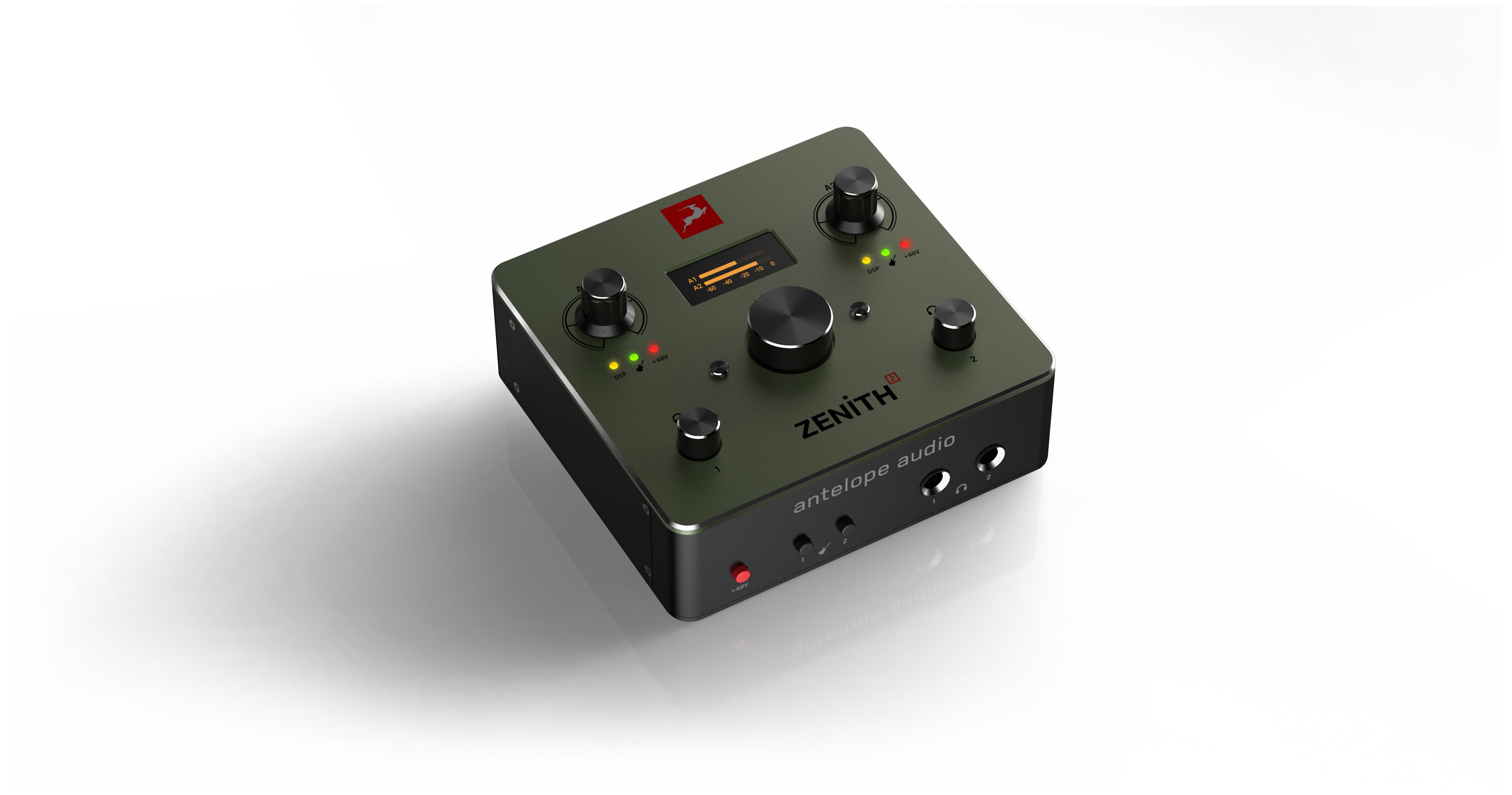 Antelope Audio Zenith 2 - 2 x 2 USB-C Bus-powered Audio Interface with onboard DSP