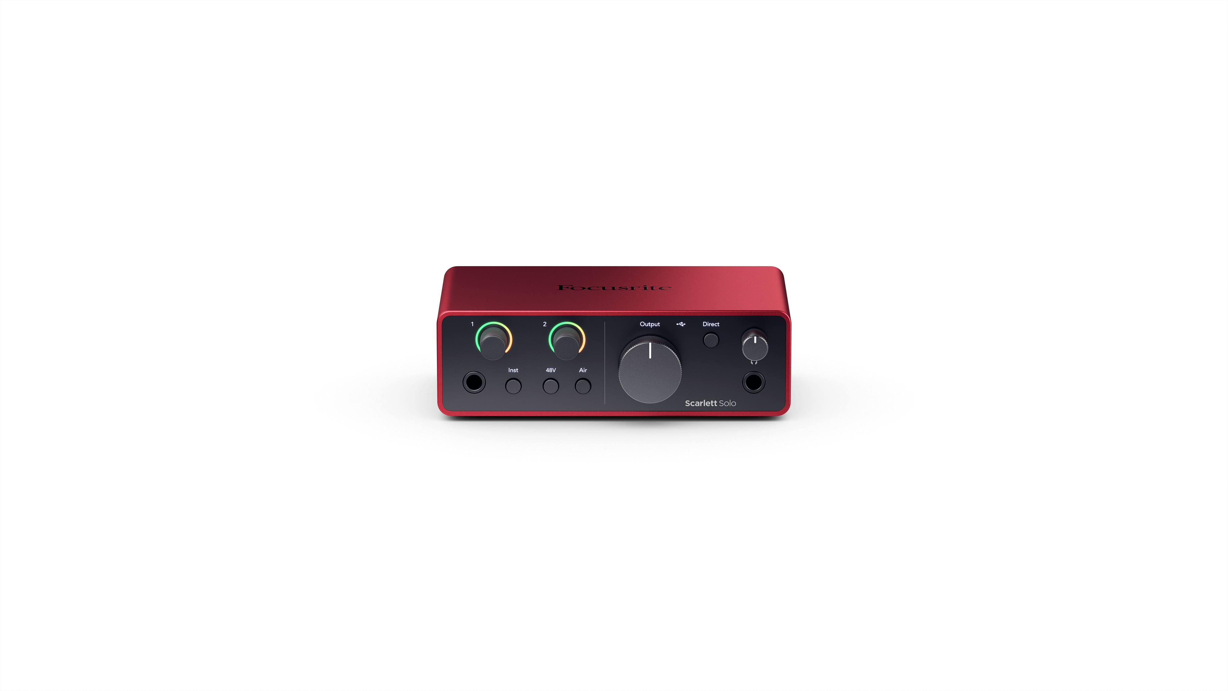 Focusrite Scarlett Solo 4th Gen - The Songwriter’s 2-in, 2-out Interface