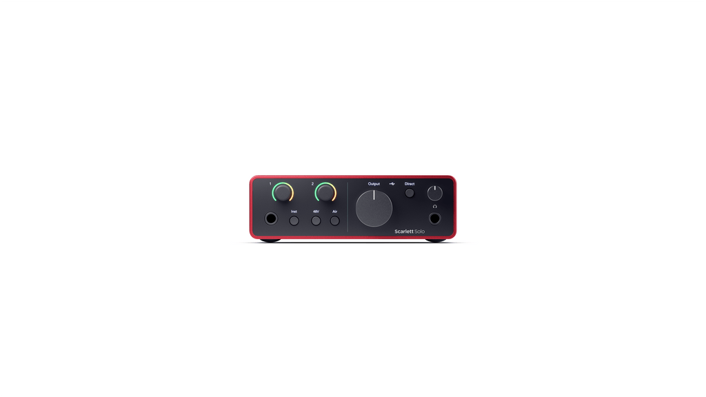 Focusrite Scarlett Solo 4th Gen - Professional Audio Design, Inc Focusrite Scarlett Solo 4th Gen - Professional Audio Design, Inc