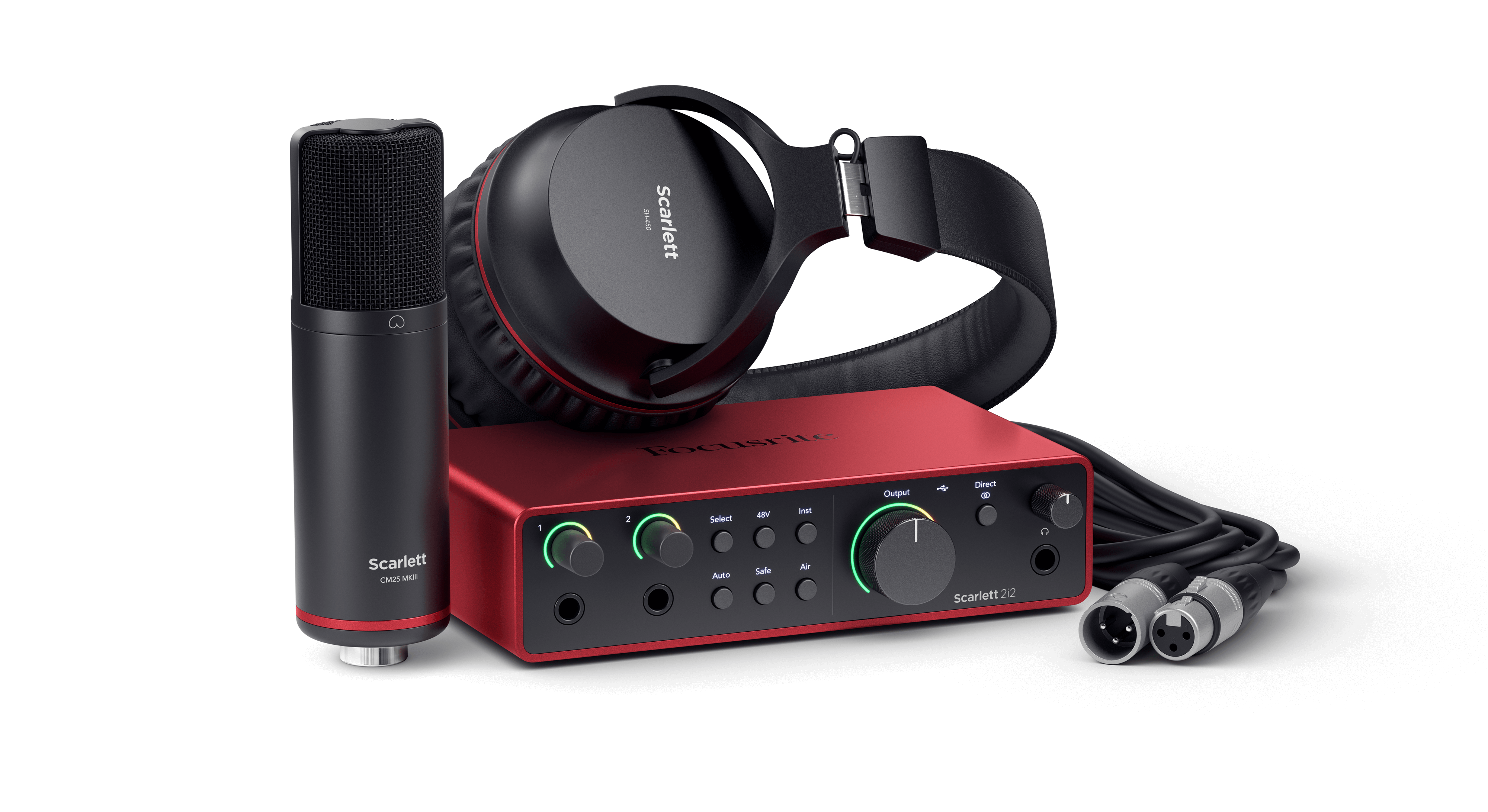 Focusrite Scarlett 2i2 Studio 4th Gen - The Complete Studio for Artists