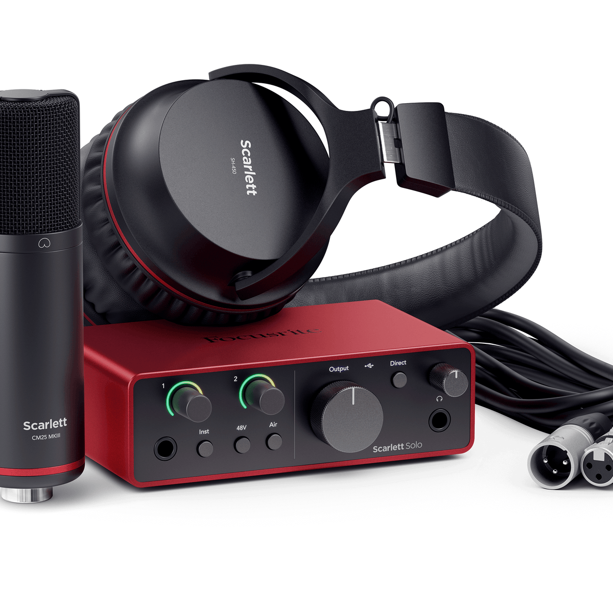 元箱付 美品 Forcusrite Scarlett solo Focusrite_Scarlett_Solo_Bundle