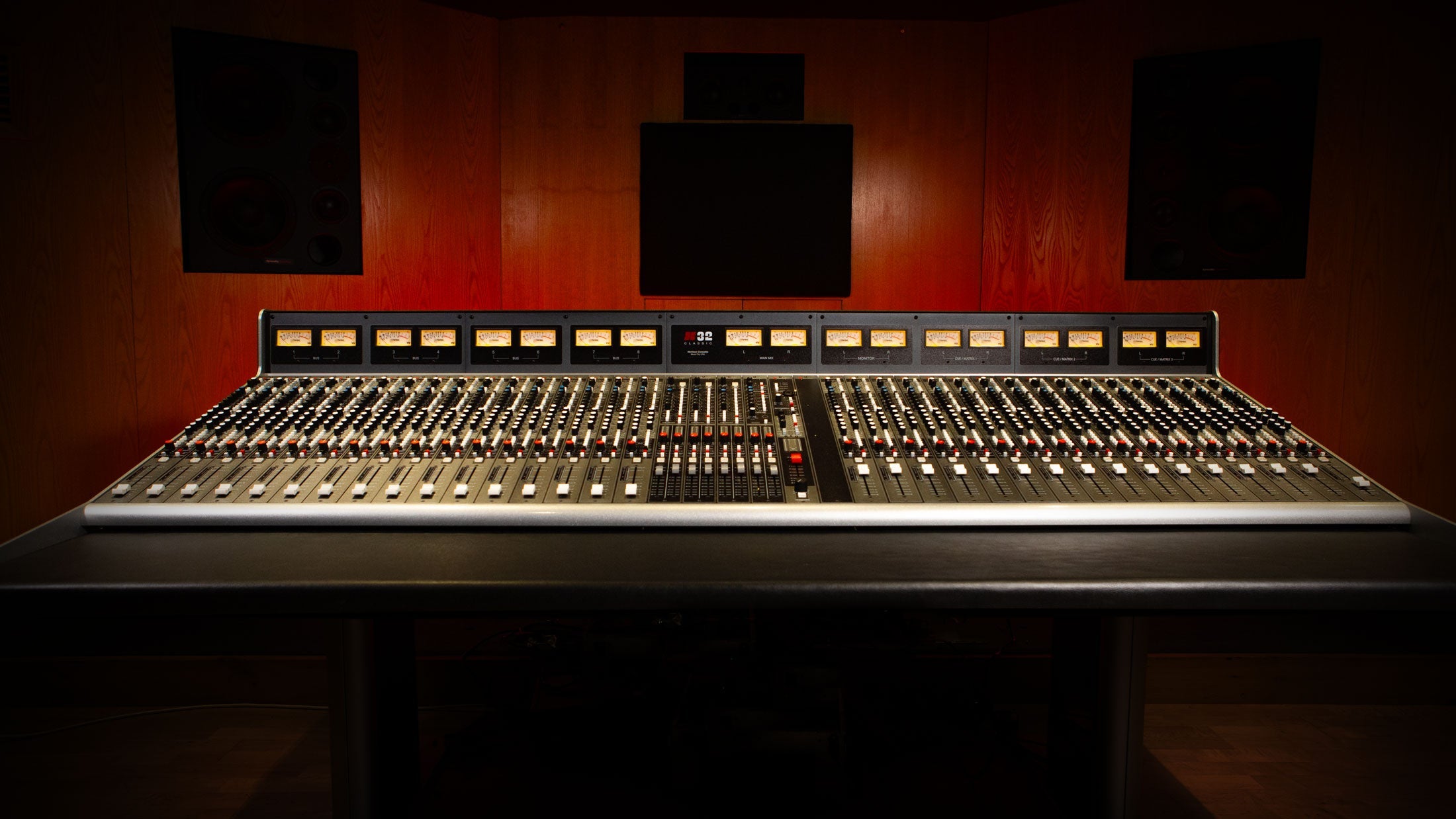 Harrison Audio 48 channel inline console fitted with 96 channels, Dante IO inbuilt